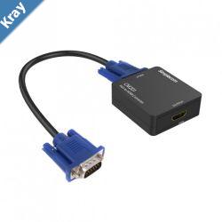 Simplecom CM201 Full HD 1080p VGA to HDMI Converter with Audio