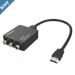 Simplecom CM401 Composite AV CVBS 3RCA to HDMI Video Converter 1080p Upscaling