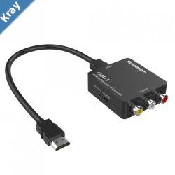 Simplecom CM413 HDMI to Composite AV CVBS 3RCA Video Converter 1080p Downscaling