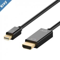 Simplecom DA202 4K Mini DisplayPort miniDP to HDMI Cable 2160P Ultra HD 1.8M