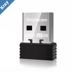 Simplecom NW106 AX300 2.4GHz WiFi 6 USB Wireless Nano Adapter