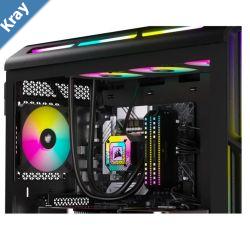 CORSAIR AF SLIM Series AF120 RGB SLIM ICUE 120mmx15mm Fluid Dynamic Bearing RGB Fan Dual Pack with Lighting Node CORE