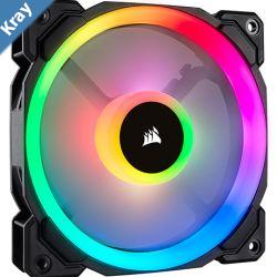 Corsair Light Loop Series LL120 RGB 120mm Dual Light Loop RGB LED PWM Fan Single Pack