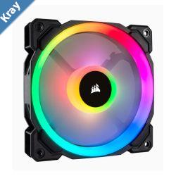 Corsair Light Loop Series LL140 RGB 140mm Dual Light Loop RGB LED PWM Fan 2 Fan Pack with Lighting Node PRO