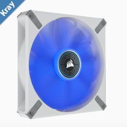 Corsair ML ELITE Series ML140 LED ELITE WHITE 140mm Magnetic Levitation Blue LED Fan with AirGuide Single PackLS