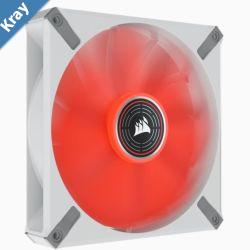 Corsair ML ELITE Series ML140 LED ELITE WHITE 140mm Magnetic Levitation Red LED Fan with AirGuide Single PackLS