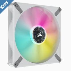 Corsair ML ELITE Series ML140 RGB ELITE WHITE 140mm Magnetic Levitation RGB Fan with AirGuide Single Pack LS