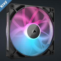 RX140 RGB Black Single Fan PWM. AirGuide Magnetic Bearing. High Airflow and Efficient. Case Black Fan