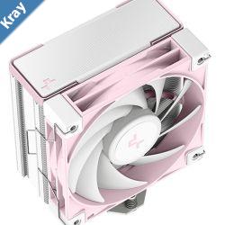 DeepCool AK400 Pink Limited Edition CPU Cooler 120mm FDB Fan Compatible with Intel LGA 1700 1200 1151 1150 1155 AMD AM5 AM4