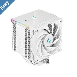 DeepCool AK500 DIGITAL WHITE HighPerformance CPU Cooler 5 Copper Heat Pipes SingleTower Heatsink 120mm FDB PWM Fan 240W LGA1700AM5 SUPPORT