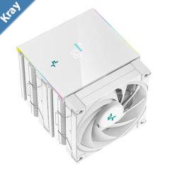 DeepCool AK620 DIGITAL WHITE High Performance Dual Tower CPU Cooler 6 Copper Heat Pipes 2x 120 FDB Fans 260W Heat Dissipation LGA20662011v31200