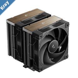 DeepCool AK620 G2 Wood Grain Top Cover CPU Cooler 4pin PWM Hydro Bearing Intel LGA185117001200115111501155 AM5AM4
