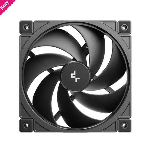 DeepCool FD12 v2  120mm  Performance Integral Blade Silent Ring Case Fans, 4-pin PWM, 500~2500 RPM, Hydro Bearing
