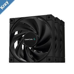 DeepCool FK120 3 in 13Pack HighPerformance PWM Fan 120mm 5001850 RPM High Static Pressure  Airflow Shock Absorbing