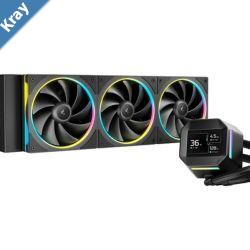 DeepCool LM360 ARGB Liquid Cooler Mini LCD Screen 2.4 IPS 320240 Resolution  Intel LGA185117001200  More AMD AM5AM4