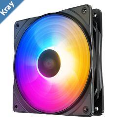 DeepCool RF120 FS LED Fan 120mm Preset PurpleBlueOrange LED Combination