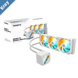 GIGABYTE GAMING 360 ICE allinone liquid cooler Intel 1851  1700  115X  1200 AMD AM5  AM4 Color ICE