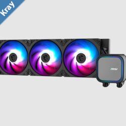 MSI MAG CORELIQUID A13 360 2.4 IPS USB 2.0 pin header SATA 2 fans Two Ball Bearing AM5  AM4 3 y warrenty
