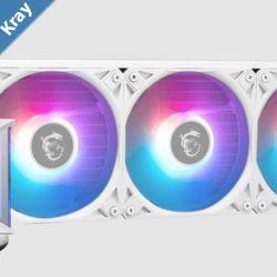 MSI MAG CORELIQUID I360 White Liquid CPU Cooler LGA 115011511155115612001700 Next gen AM5AM4 3y warranty