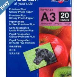 Brother A3 Premium Plus Glossy 20 Sheets  260GSM