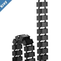 Brateck Quad Entry Vertebrae Cable Management Spine Material.SteelABS Dimensions 1300x67x35mm  Black