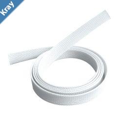Brateck Braided Cable Sock 30mm1.2 Width  Material Polyester Dimensions1000x30mm  White