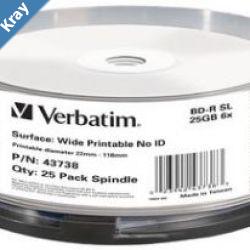 Verbatim BluRay BDR 25pk 25GB 6x Spindle