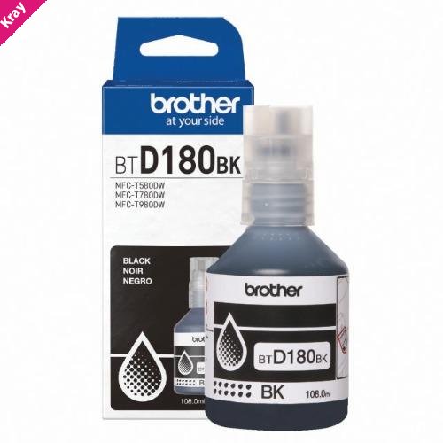 Brother *NEW* BLACK INK BOTTLE TO SUIT DCP-T580DW/DCP-T780DW -UP TO 7500 PAGES