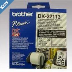 Brother Clear Continuous Film 62mm x 15.24m SO