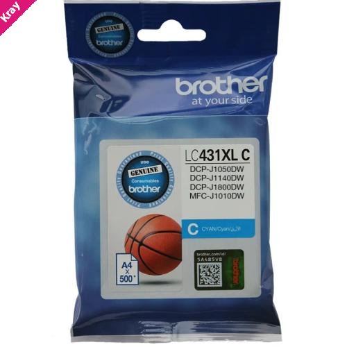 Brother *NEW* CYAN INK CARTRIDGE TO SUIT DCP-J1800DW -UP TO 500 PAGES