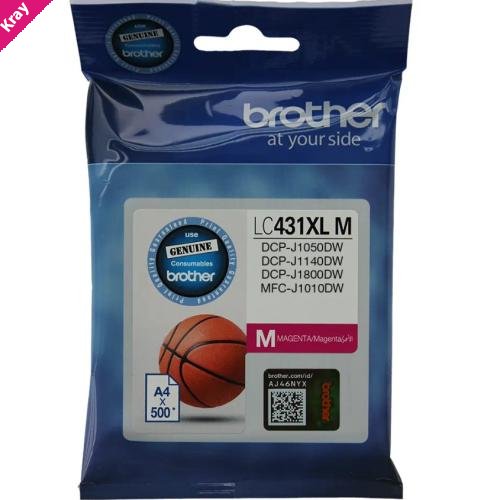 Brother *NEW* MAGENTA INK CARTRIDGE TO SUIT DCP-J1800DW -UP TO 500 PAGES