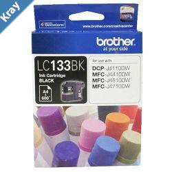 Brother LC133BK Black Ink Cartridge  MFCJ6520DWJ6720DWJ6920DW and DCPJ4110DWMFCJ4410DWJ4510DWJ4710DW and DCPJ152WJ172WJ552DWJ752