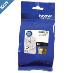 Brother LC3329XLBK  BLACK INK CARTRIDGE TO SUIT  MFCJ5930DWJ6935DW  UP TO 3000 PAGES