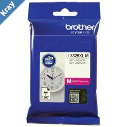 Brother LC3329XLM  MAGENTA INK CARTRIDGE TO SUIT MFCJ5930DWJ6935DW  UP TO 1500 PAGES
