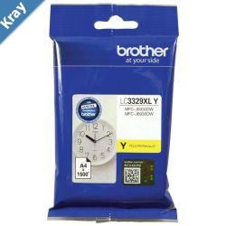 Brother LC3329XLY YELLOW  INK CARTRIDGE TO SUIT MFCJ5930DWJ6935DW  UP TO 1500 PAGES