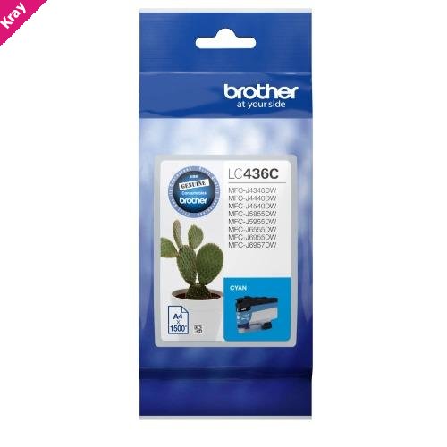 Brother LC436C    *NEW*INKvestment Tank A3 Colour Inkjet Printer with up to two years of ink in-box