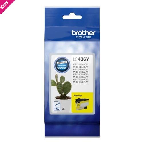 Brother LC436Y     *NEW*INKvestment Tank A3 Colour Inkjet Printer with up to two years of ink in-box