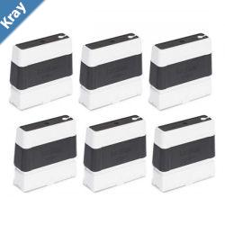 Brother 22X60mm Black Stamp  BOX OF 6
