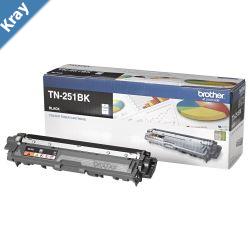 Brother TN251BK BLACK TONER CARTRIDGE TO SUIT HL3150CDN3170CDWMFC9140CDN9330CDW9335CDW9340CDW DCP9015CDW 2500 Pages