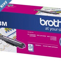 Brother TN253M Magenta Toner Cartridge to Suit   HL3230CDW3270CDWDCPL3015CDWMFCL3745CDWL3750CDWL3770CDW 1300 Pages