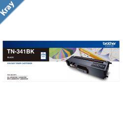 Brother TN341BK Colour LaserStandard Yield Black Toner to suit HLL8250CDN8350CDW MFCL8600CDWL8850CDW  2500Pages
