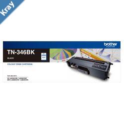 Brother TN346BK High Yield Black Toner HLL8250CDN8350CDW MFCL8600CDWL8850CDW  4000Pages