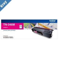 Brother TN346M Colour Laser Toner High Yield Magenta HLL8250CDN8350CDW MFCL8600CDWL8850CDW  3500Pages