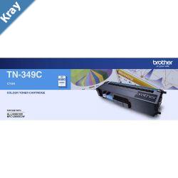 Brother TN349C AYS EXCLUSIVE TO B2B Colour Laser TonerSuper High Yield Cyan HLL9200CDW MFCL9550CDW  6000Pages