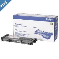 Brother TN2250 Mono Laser High Yield HL2240D2242D2250DN2270DW DCP7060D7065DN MFC7360N7362N7460DN7860DW7240  FAX29502840  2600 p