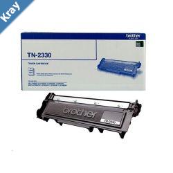 Brother TN2330 Mono Laser Toner Standard HLL2300DL2305WL2340DWL2365DW2380DWMFCL2700DW2703DW2720DW2740DW up to 1200 pages