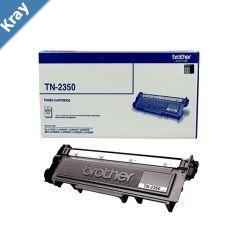 Brother TN2350 Mono Laser Toner High Yield Cartridge HLL2300DL2305WL2340DWL2365DW2380DWMFCL2700DW2703DW2720DW2740DW up to 2600 p