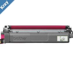 Brother TN258XLM NEW MAGENTA HIGH YIELD TONER CARTRIDGE TO SUIT MFCL8390CDWMFCL3760CDWMFCL3755CDWDCPL3560CDWDCPL3520CDWHLL8240CDWHLL