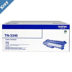 Brother TN3340 Mono Laser toner  High yield  HL5440D5450DN5470DW6180DW  MFC8510DN8910DW8950DW  DCP8155DN  up to 8000 pages
