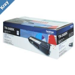 Brother TN348BK Colour Laser toner  Super High Yield BlackHL 4150CDN4570CDW DCP9055CDN MFC9460CDN9970CDW  6000 pages